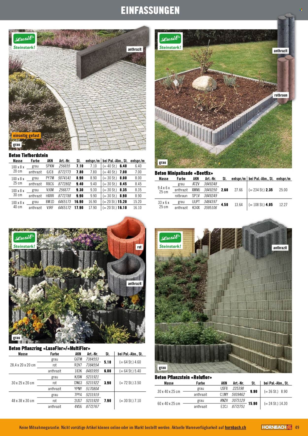 Catalogue Hornbach. Page 49. Page 49
