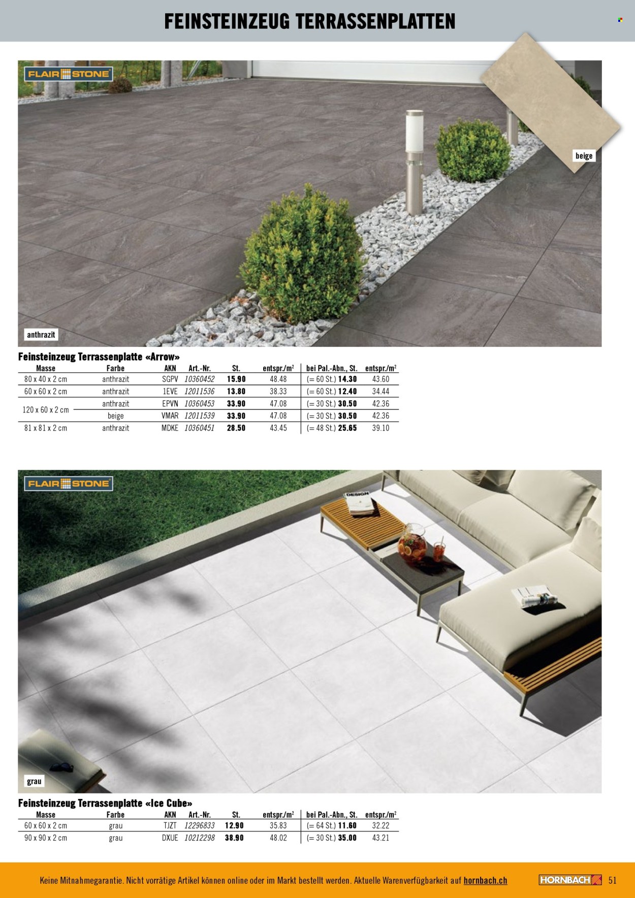 Catalogue Hornbach. Page 51. Page 51