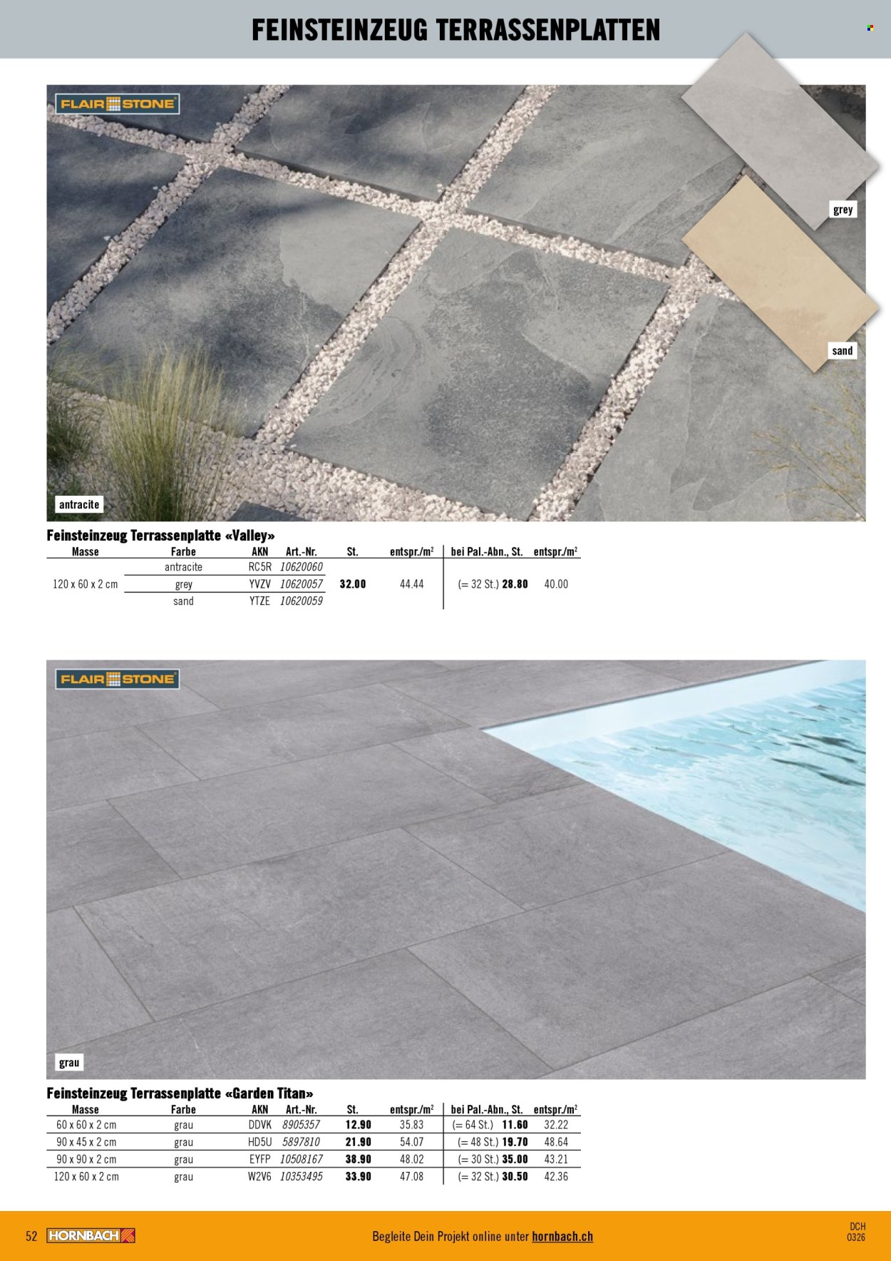 Catalogue Hornbach. Page 52. Page 52