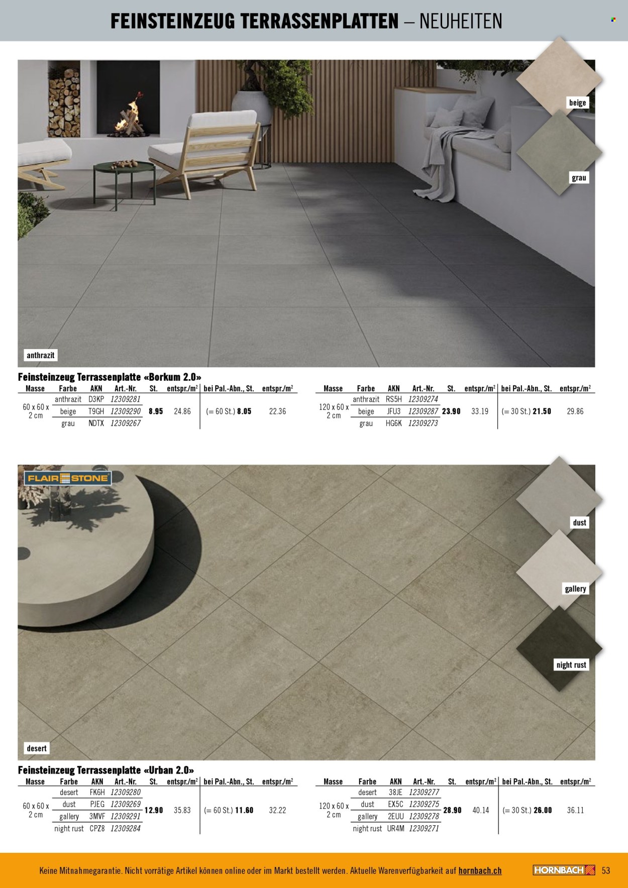 Catalogue Hornbach. Page 53. Page 53