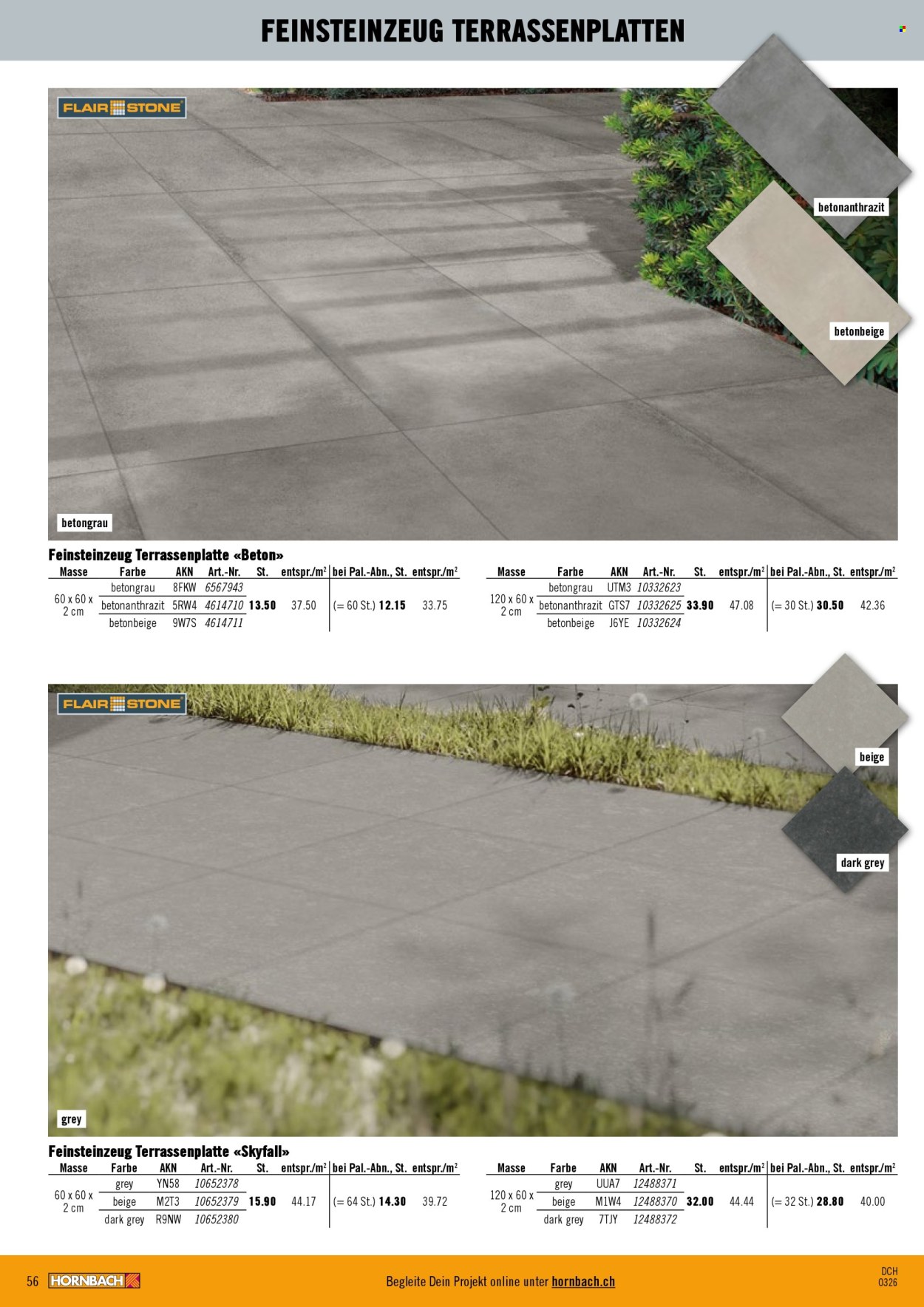 Catalogue Hornbach. Page 56. Page 56