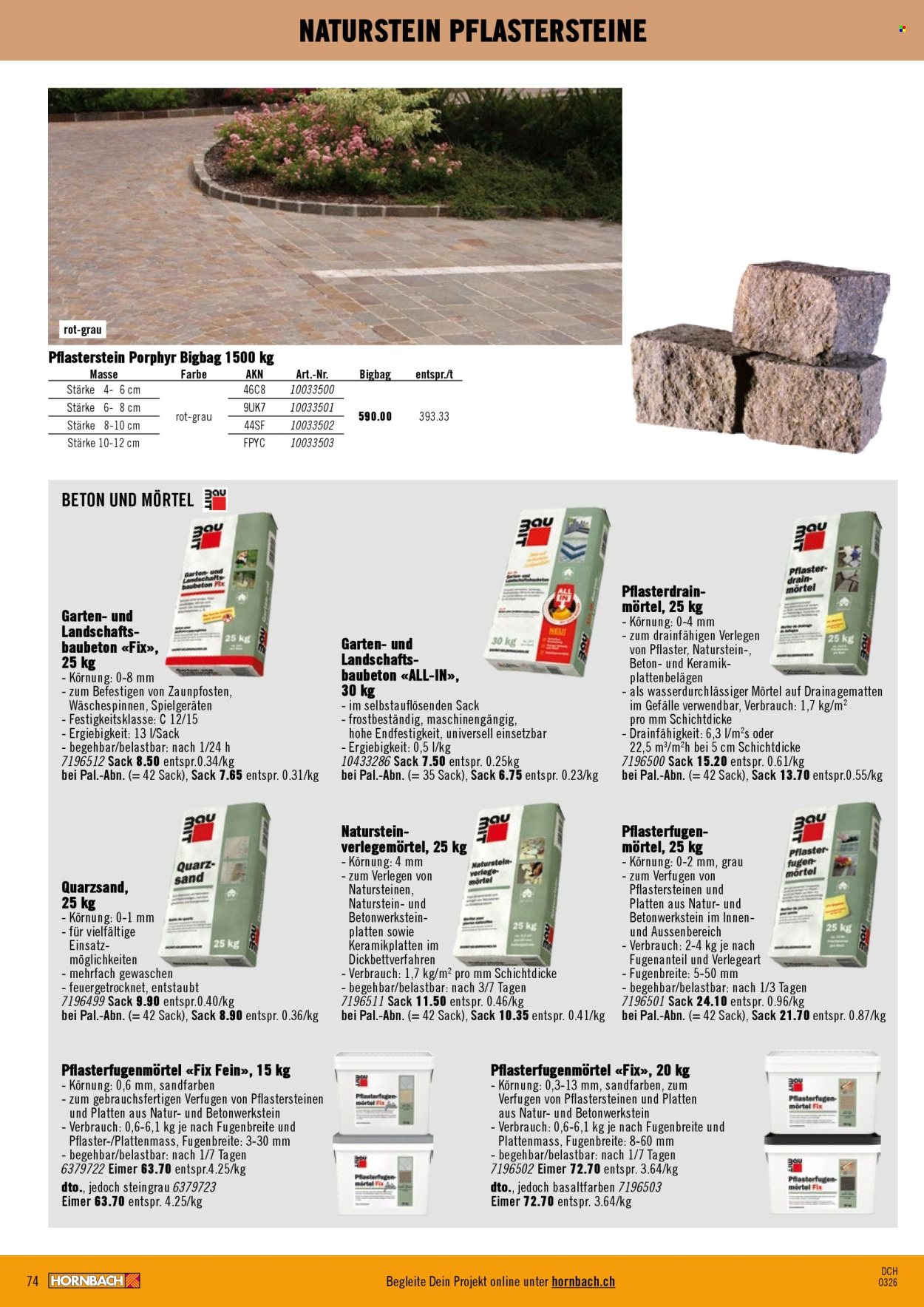 Catalogue Hornbach. Page 74. Page 74