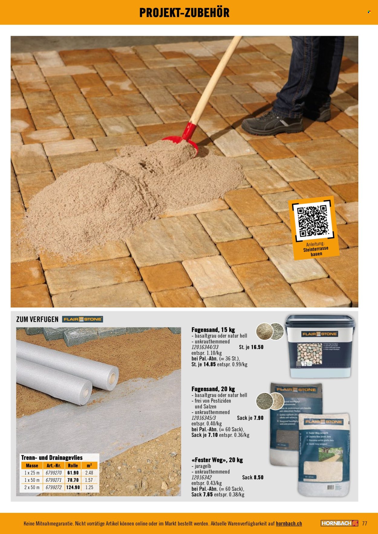 Catalogue Hornbach. Page 77. Page 77