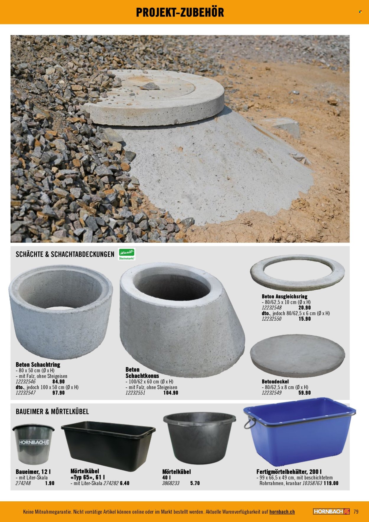 Catalogue Hornbach. Page 79. Page 79