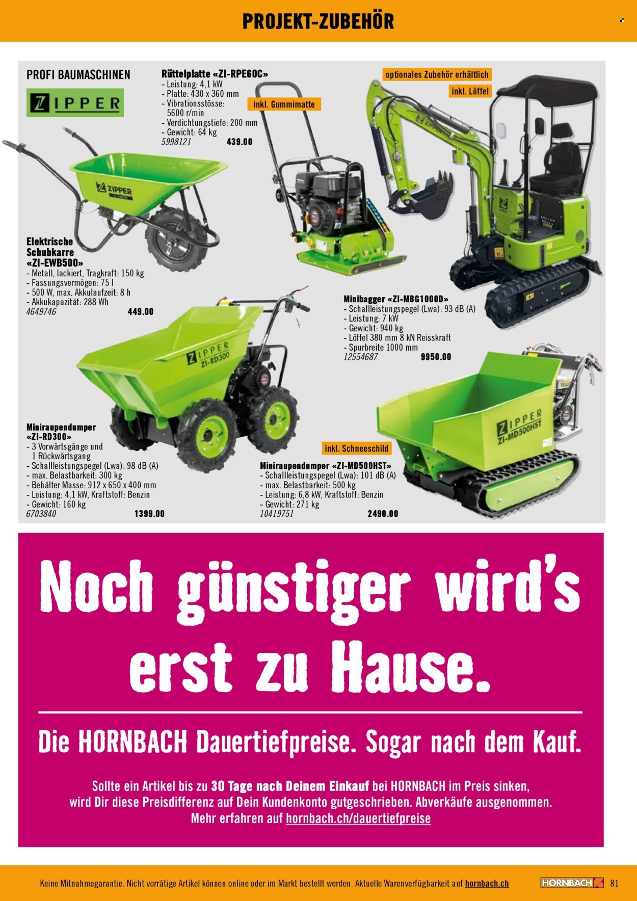 Catalogue Hornbach. Page 81. Page 81