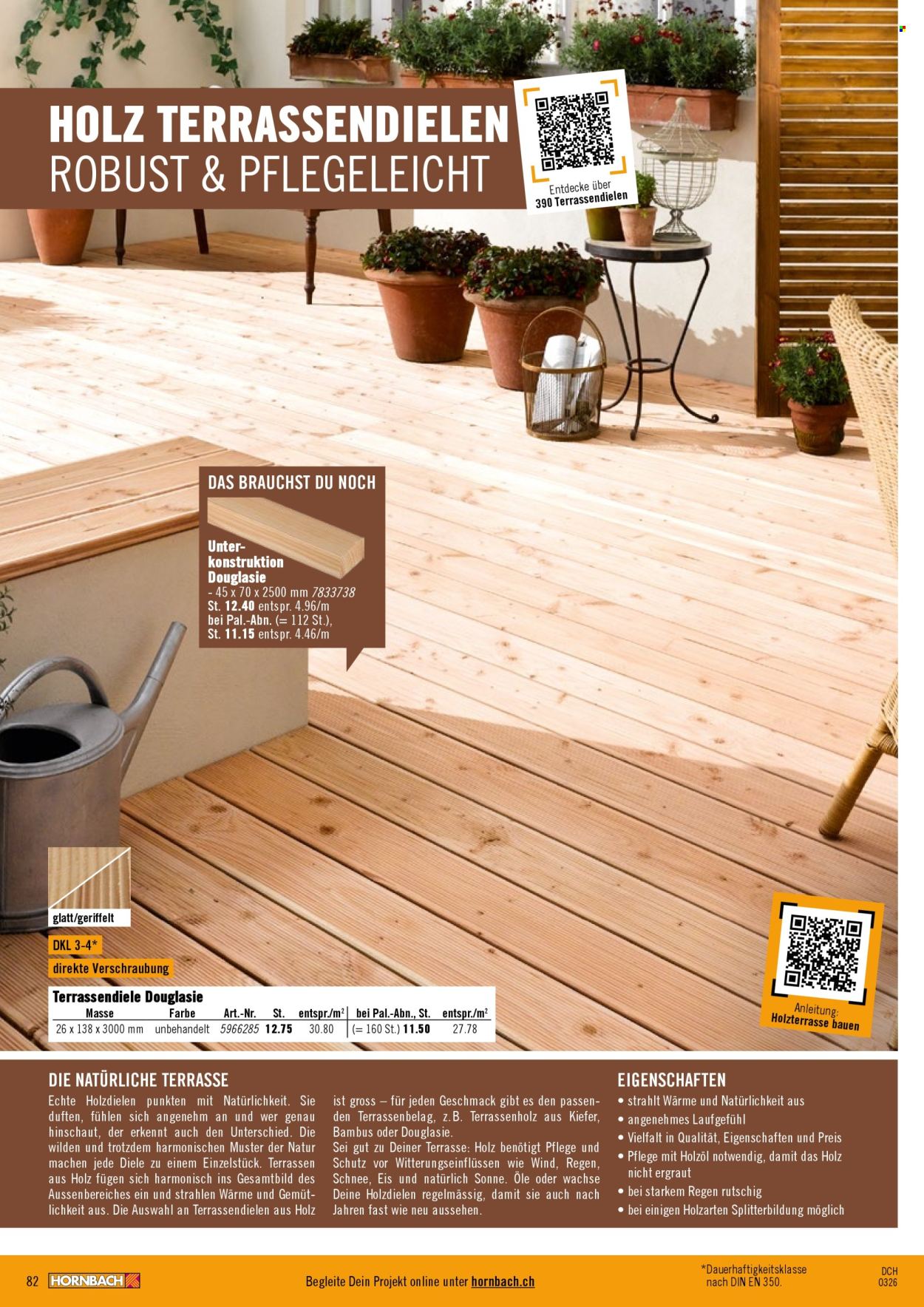 Catalogue Hornbach. Page 82. Page 82