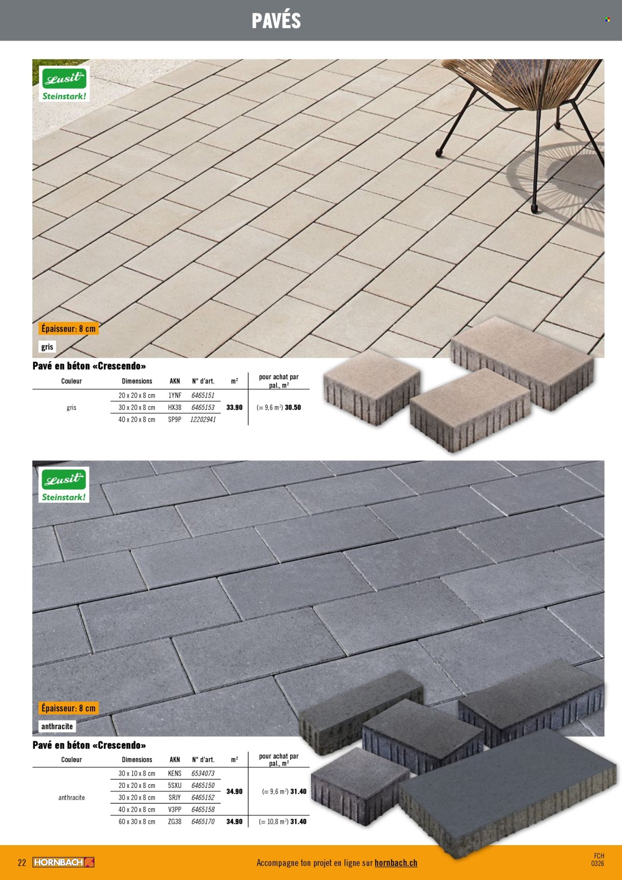 Catalogue Hornbach. Page 22. Page 22