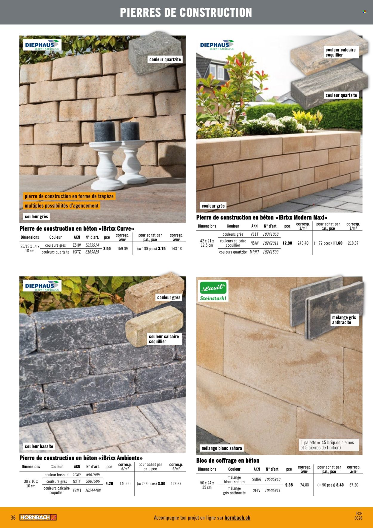 Catalogue Hornbach. Page 36. Page 36