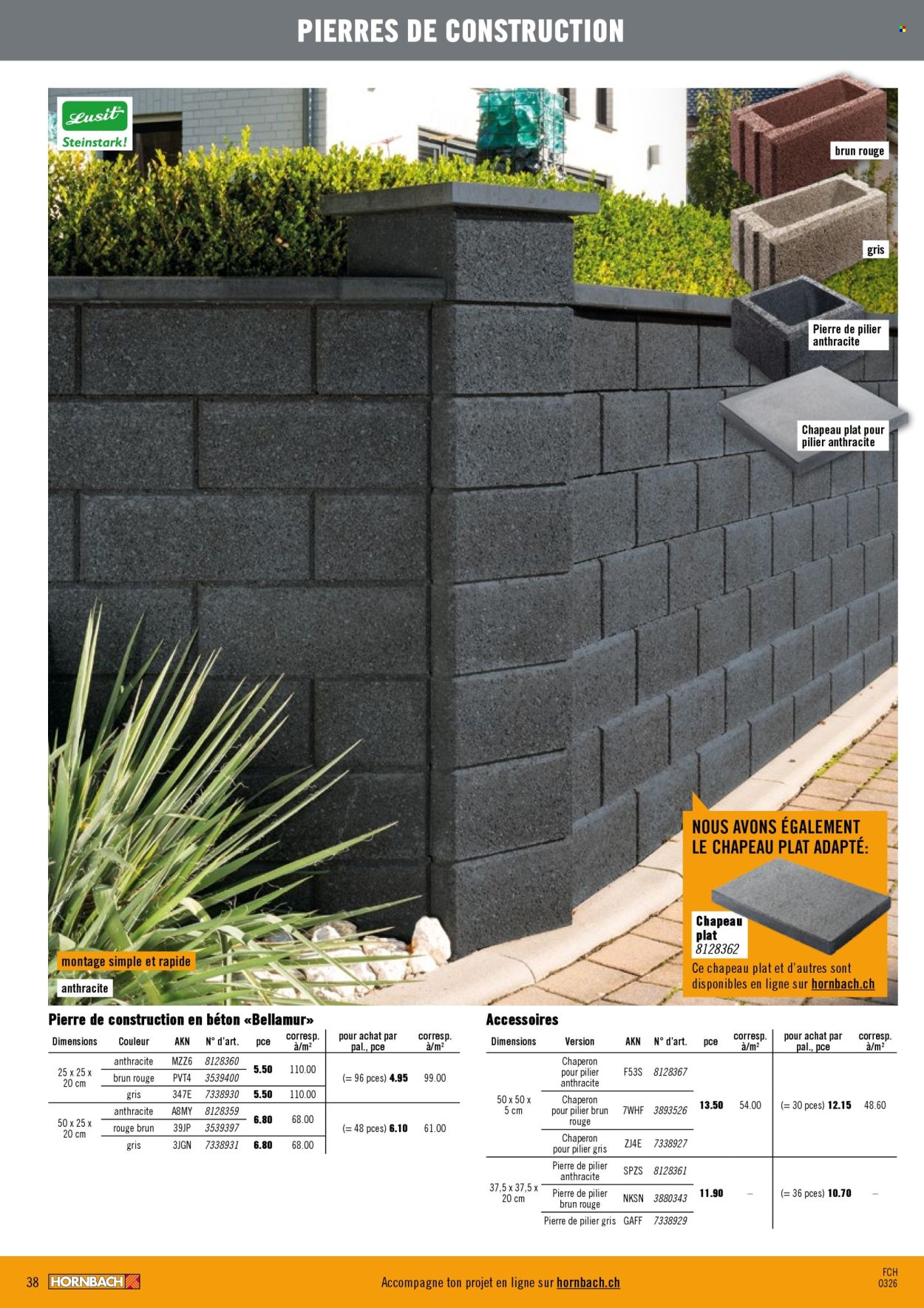 Catalogue Hornbach. Page 38. Page 38