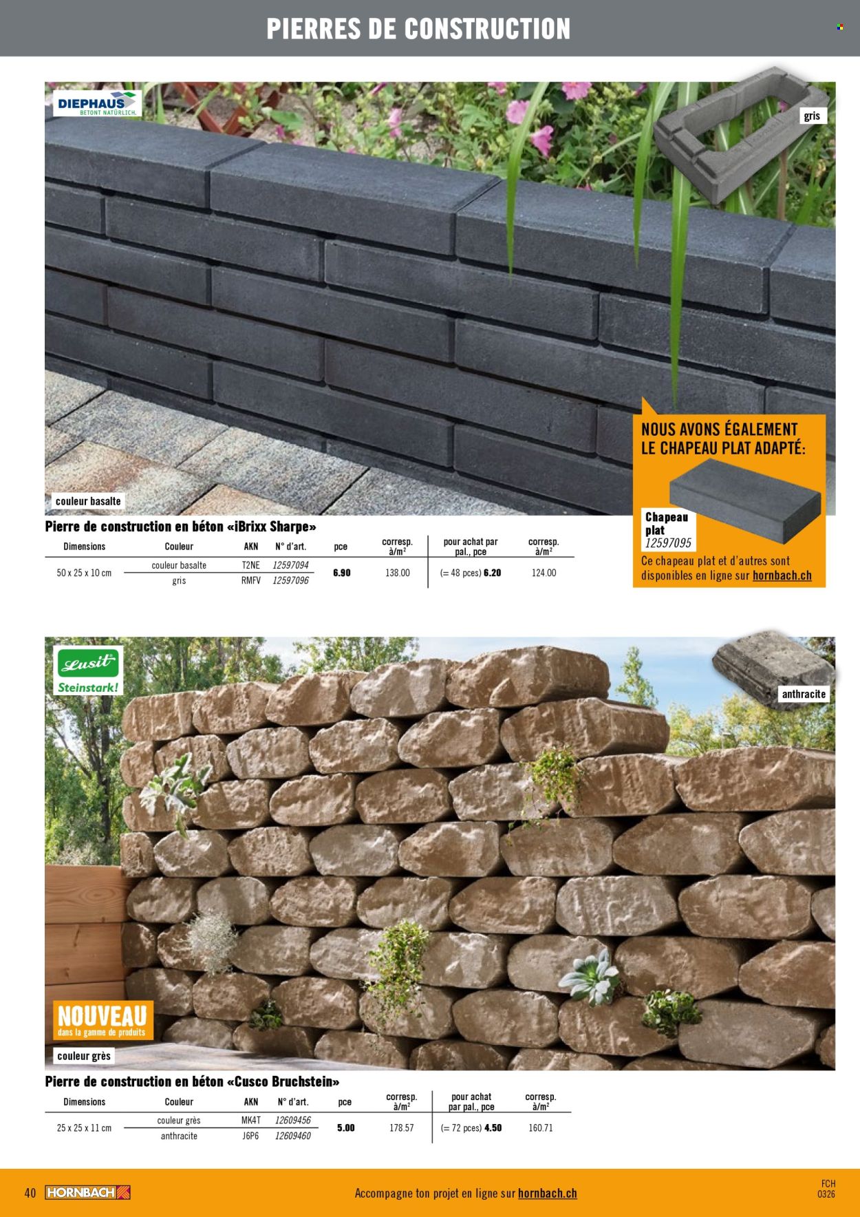 Catalogue Hornbach. Page 40. Page 40