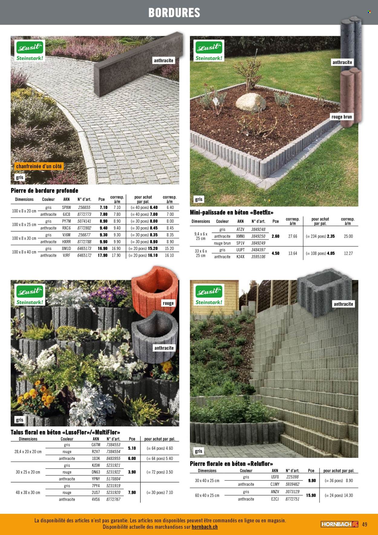 Catalogue Hornbach. Page 49. Page 49