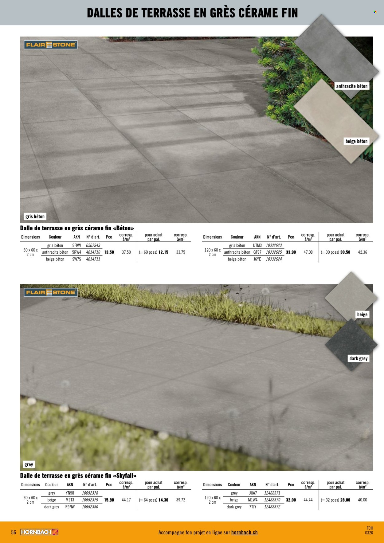 Catalogue Hornbach. Page 56. Page 56