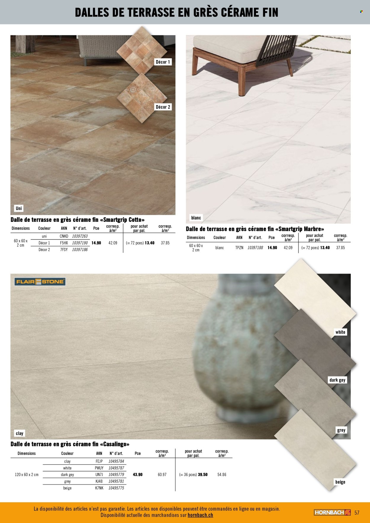 Catalogue Hornbach. Page 57. Page 57