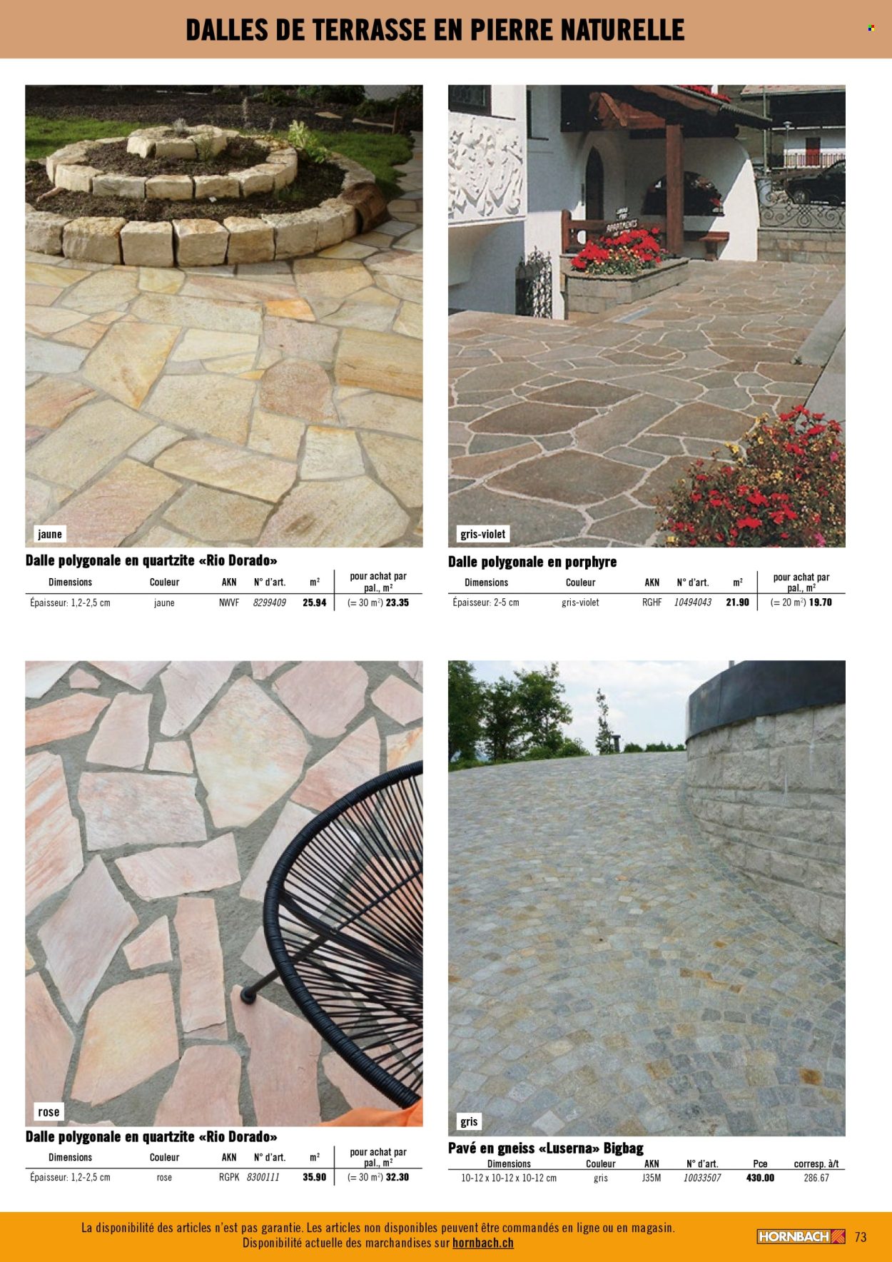 Catalogue Hornbach. Page 73. Page 73