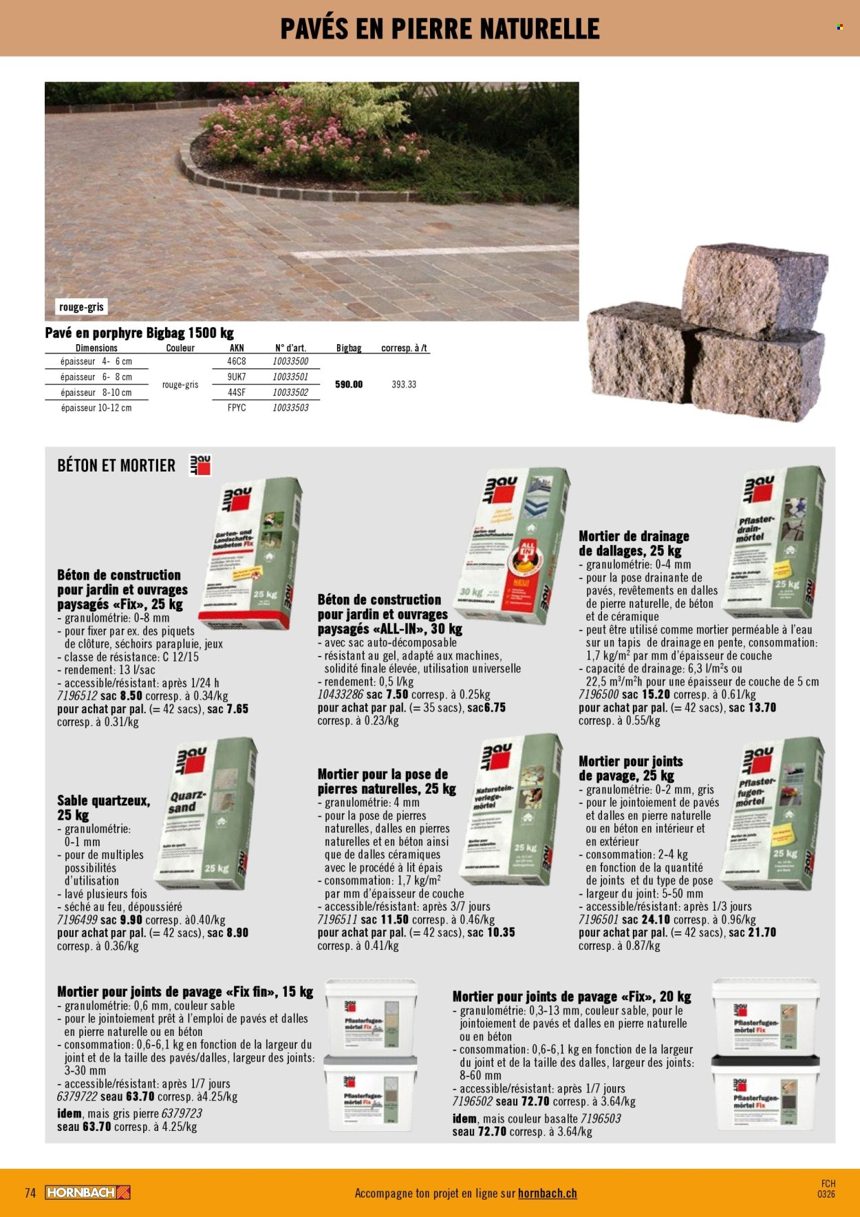 Catalogue Hornbach. Page 74. Page 74