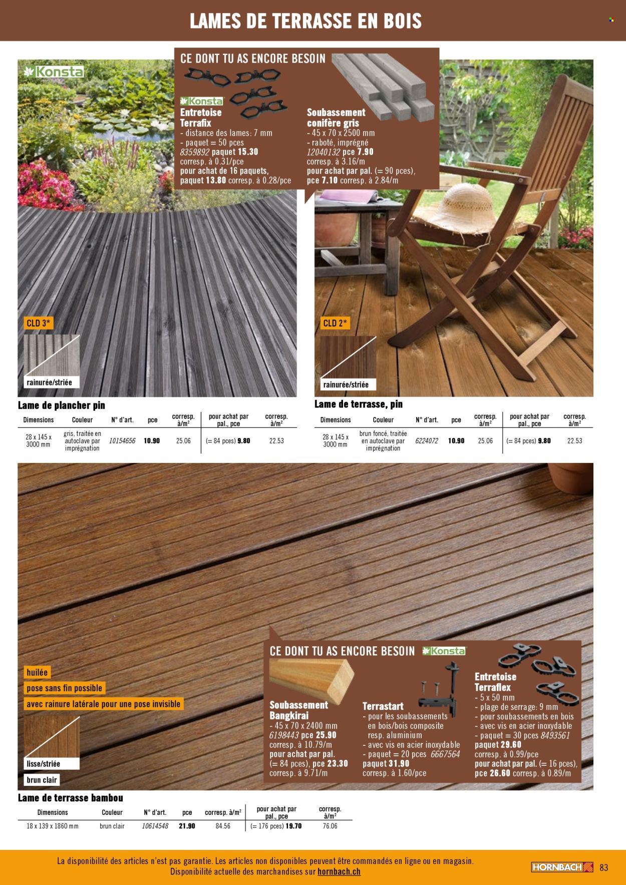 Catalogue Hornbach. Page 83. Page 83