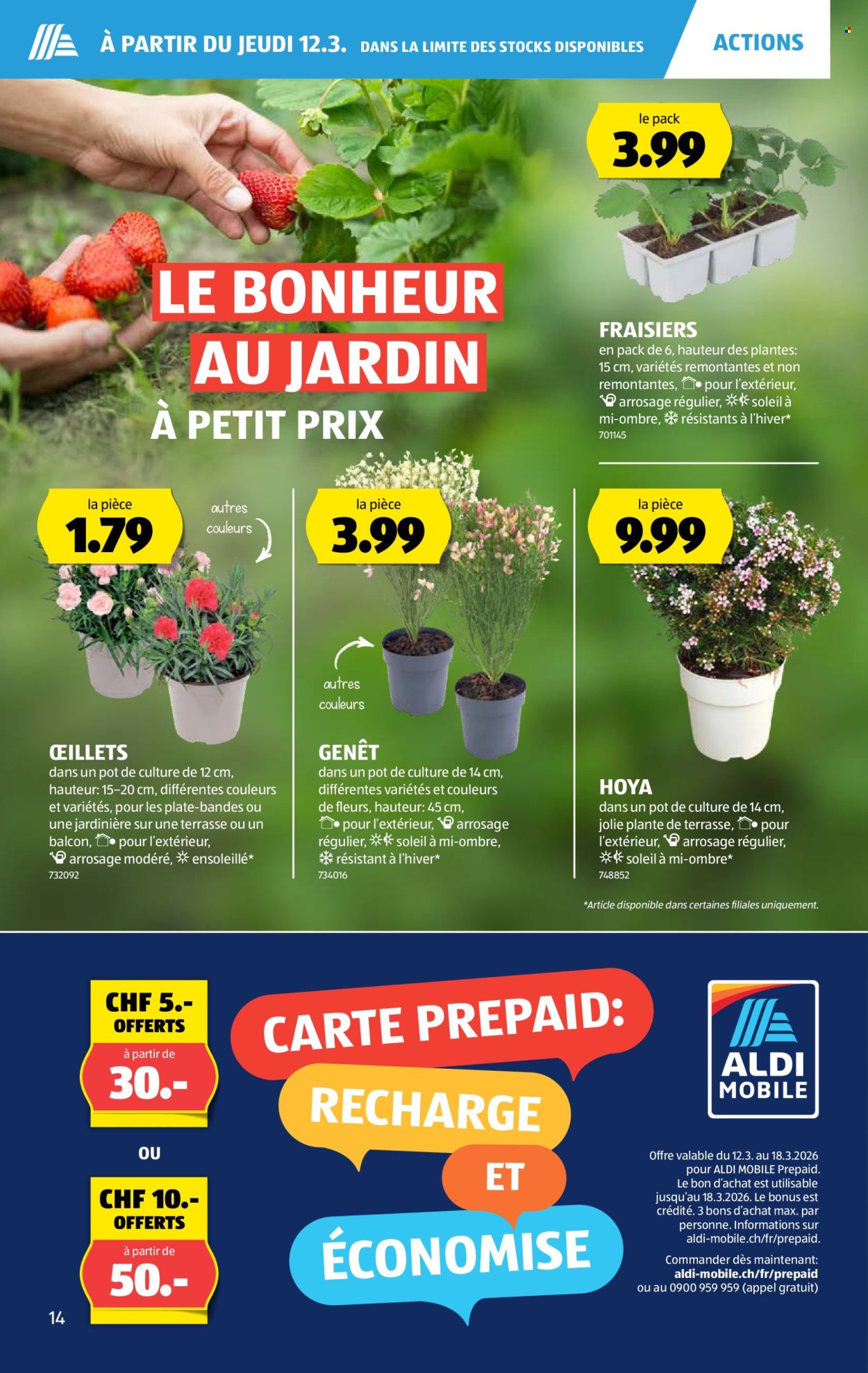 Catalogue Aldi - 12.3.2026 - 18.3.2026. Page 14. Page 14