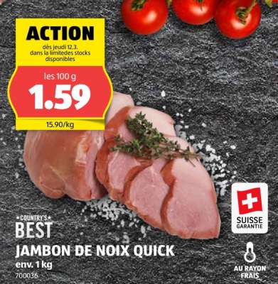 JAMBON DE NOIX QUICK