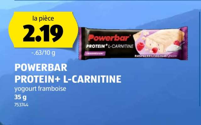 POWERBAR PROTEIN+ L-CARNITINE