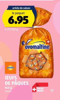 Ovomaltine Œufs de Pâques