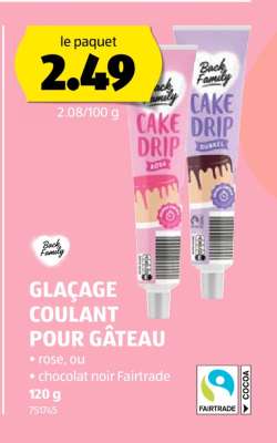 Back Family Cake Drip