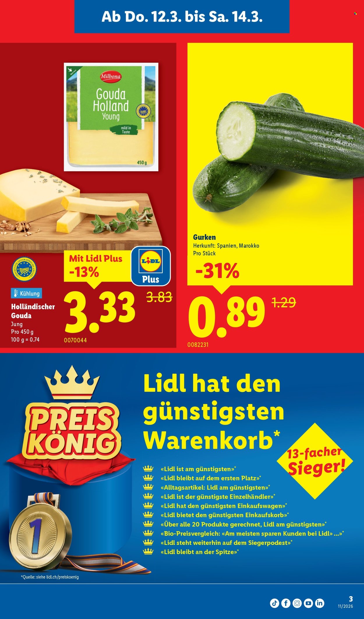 Catalogue Lidl - 12.3.2026 - 18.3.2026. Page 3. Page 3