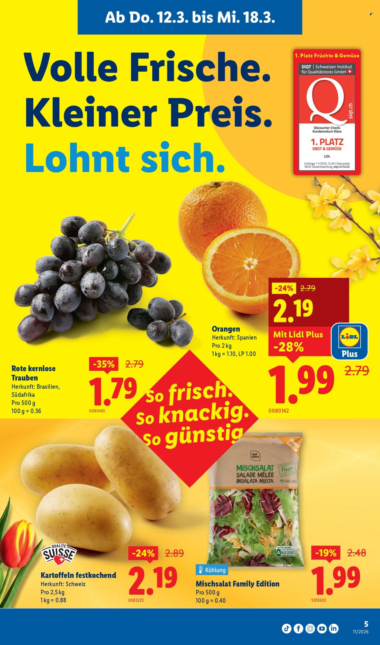 Catalogue Lidl - 12.3.2026 - 18.3.2026. Page 5. Page 5