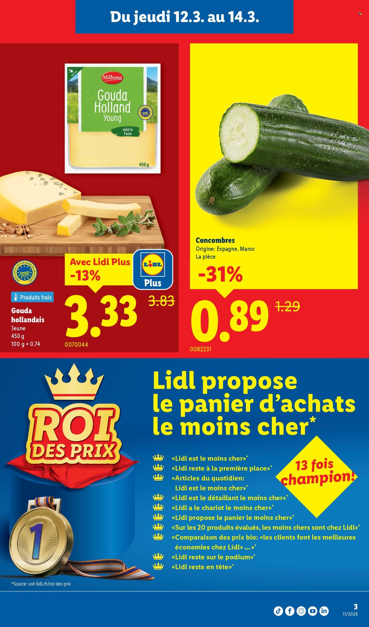 Catalogue Lidl - 12.3.2026 - 18.3.2026. Page 3. Page 3