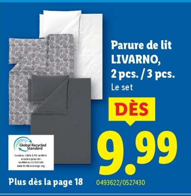 Parure de lit LIVARNO