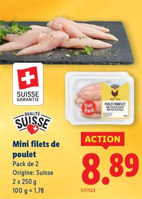 Mini filets de poulet