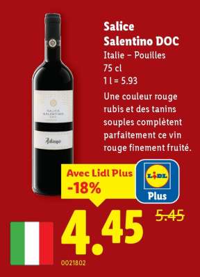 Salice Salentino DOC​