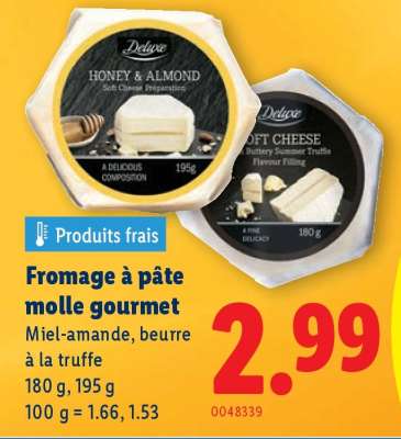 Fromage à pâte molle gourmet
