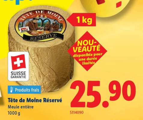 Tête de Moine Réservé