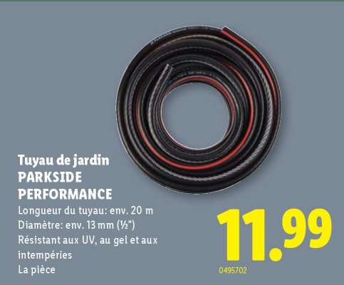 Tuyau de jardin PARKSIDE PERFORMANCE