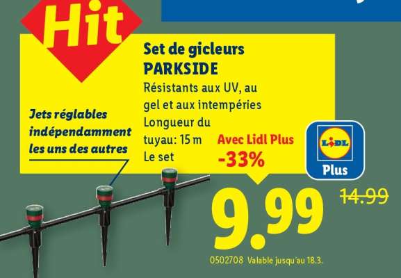 Set de gicleurs PARKSIDE