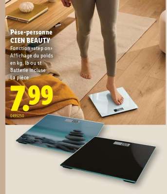 Pèse-personne CIEN BEAUTY