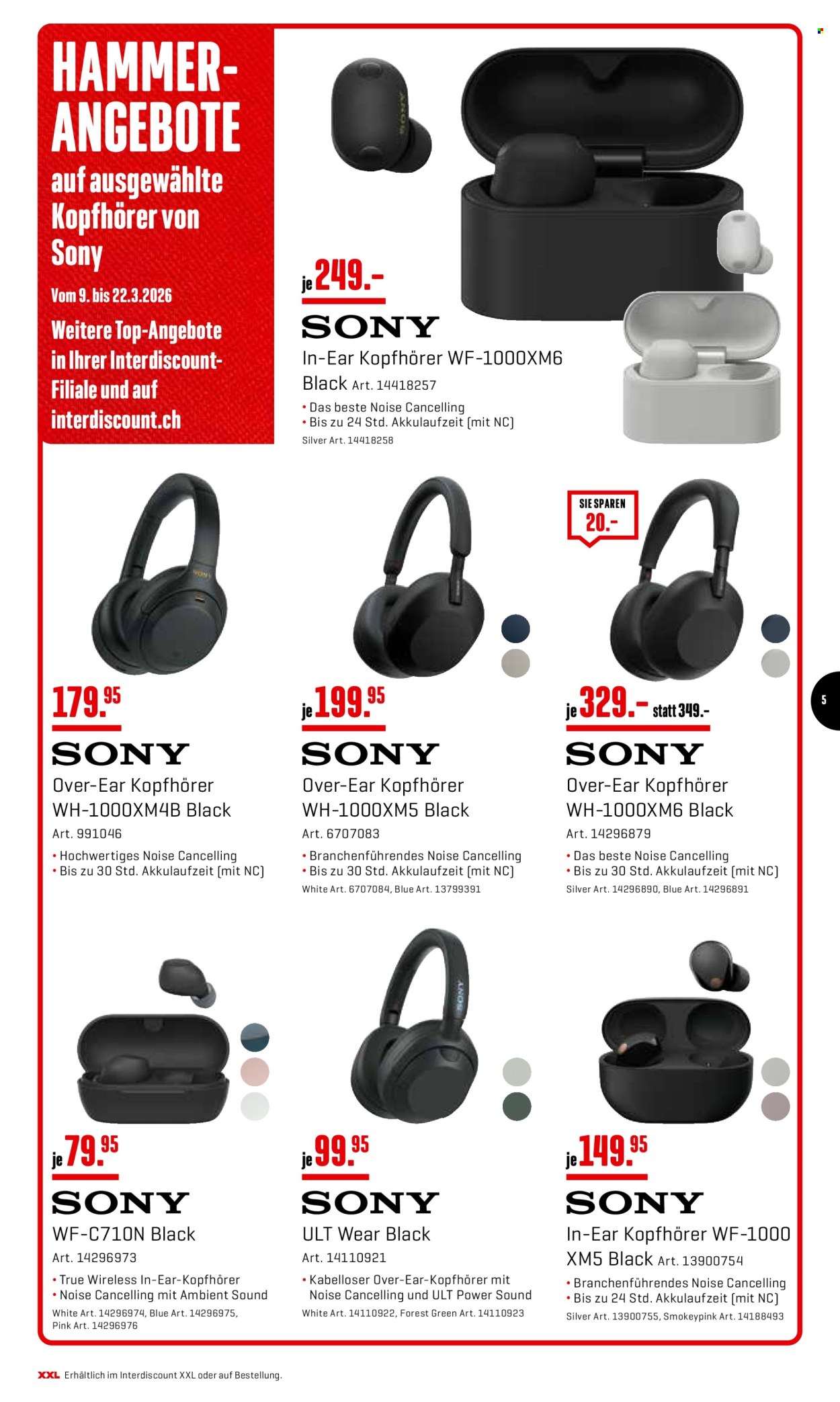 Catalogue Interdiscount - 9.3.2026 - 22.3.2026. Page 5. Page 5