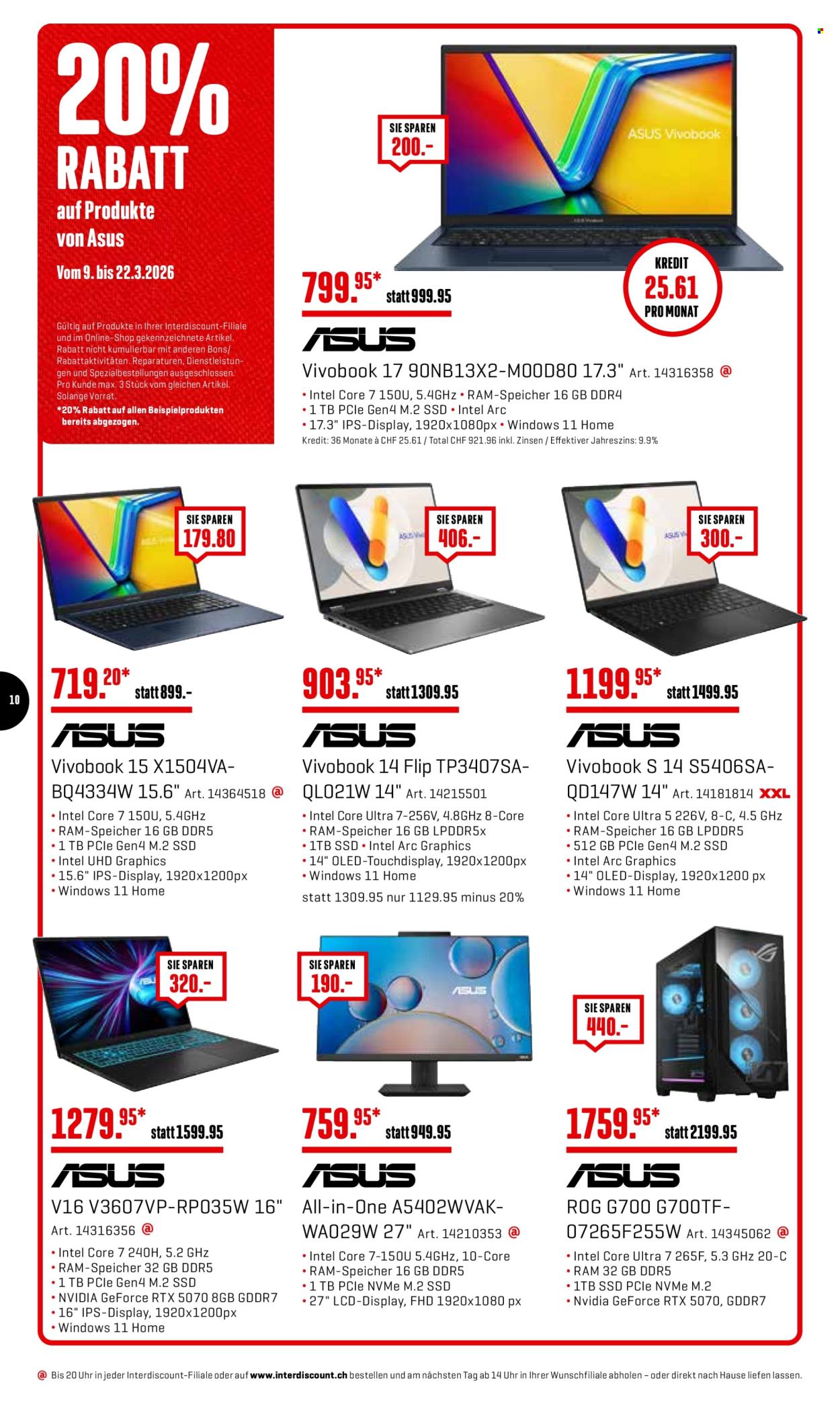 Catalogue Interdiscount - 9.3.2026 - 22.3.2026. Page 10. Page 10