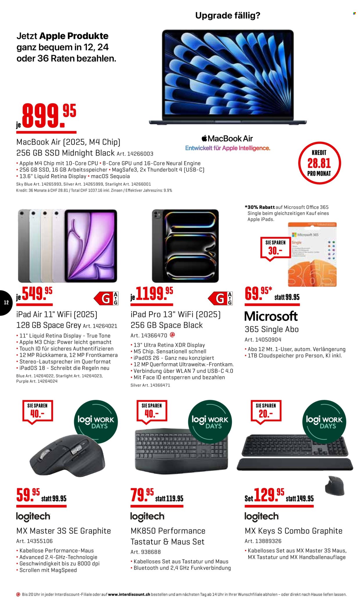 Catalogue Interdiscount - 9.3.2026 - 22.3.2026. Page 12. Page 12