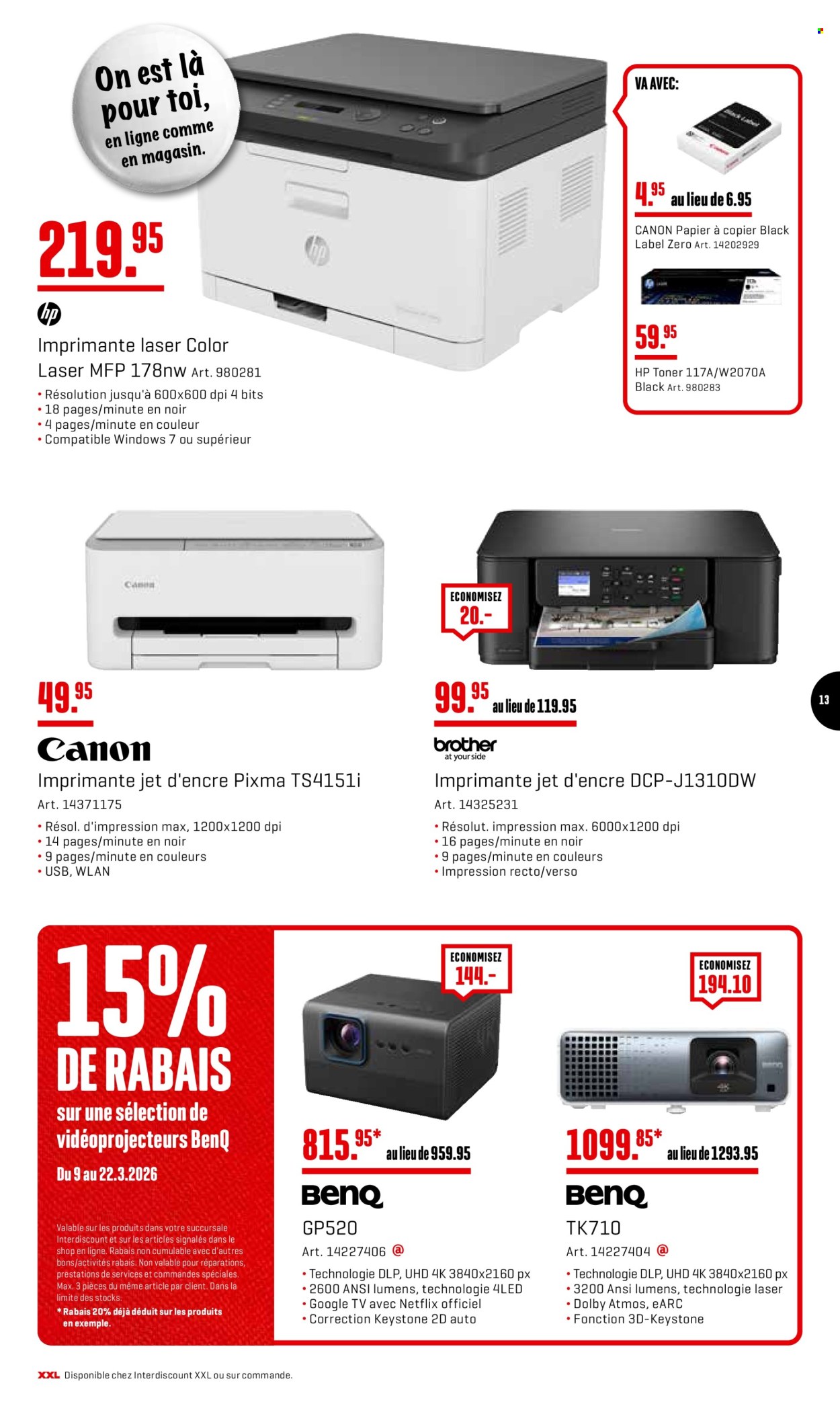 Catalogue Interdiscount - 9.3.2026 - 22.3.2026. Page 13. Page 13