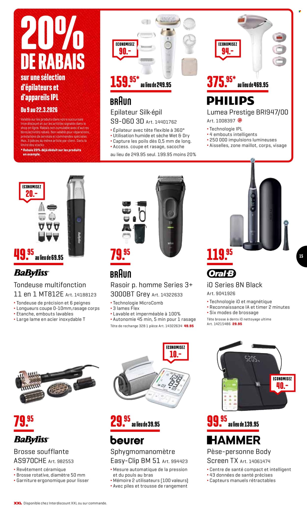 Catalogue Interdiscount - 9.3.2026 - 22.3.2026. Page 15. Page 15
