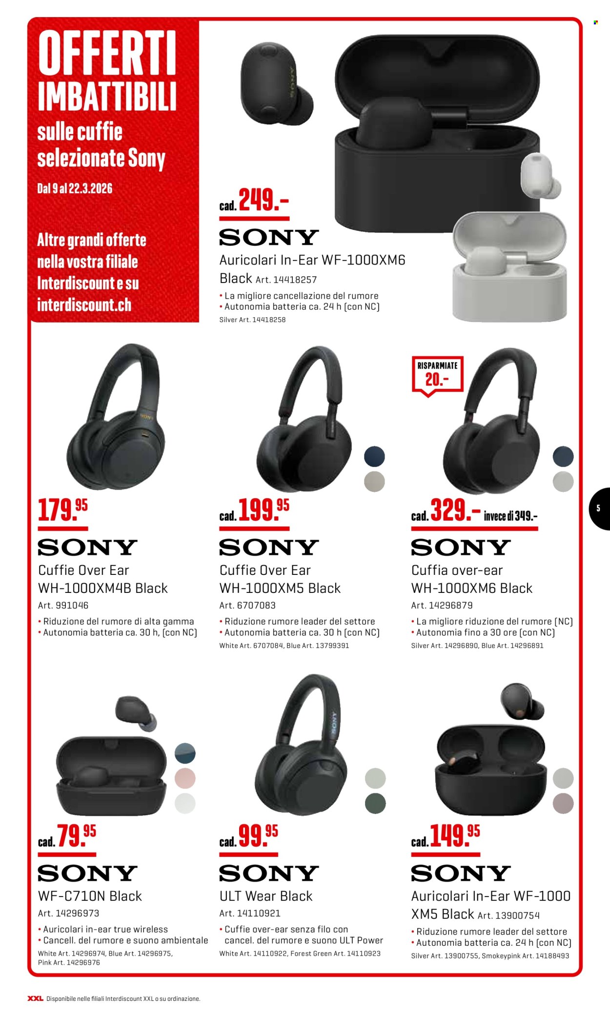 Catalogue Interdiscount - 9.3.2026 - 22.3.2026. Page 5. Page 5