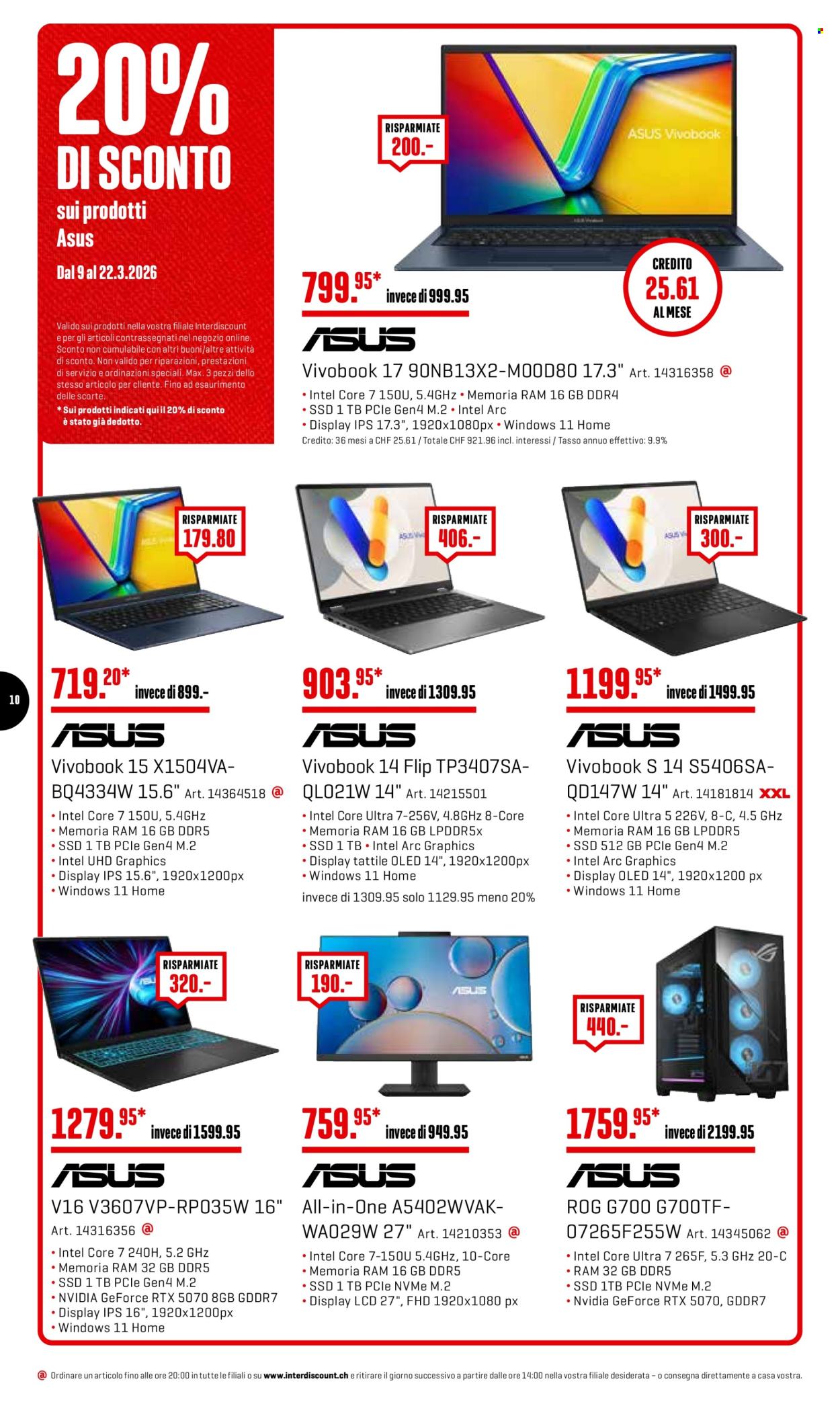 Catalogue Interdiscount - 9.3.2026 - 22.3.2026. Page 10. Page 10
