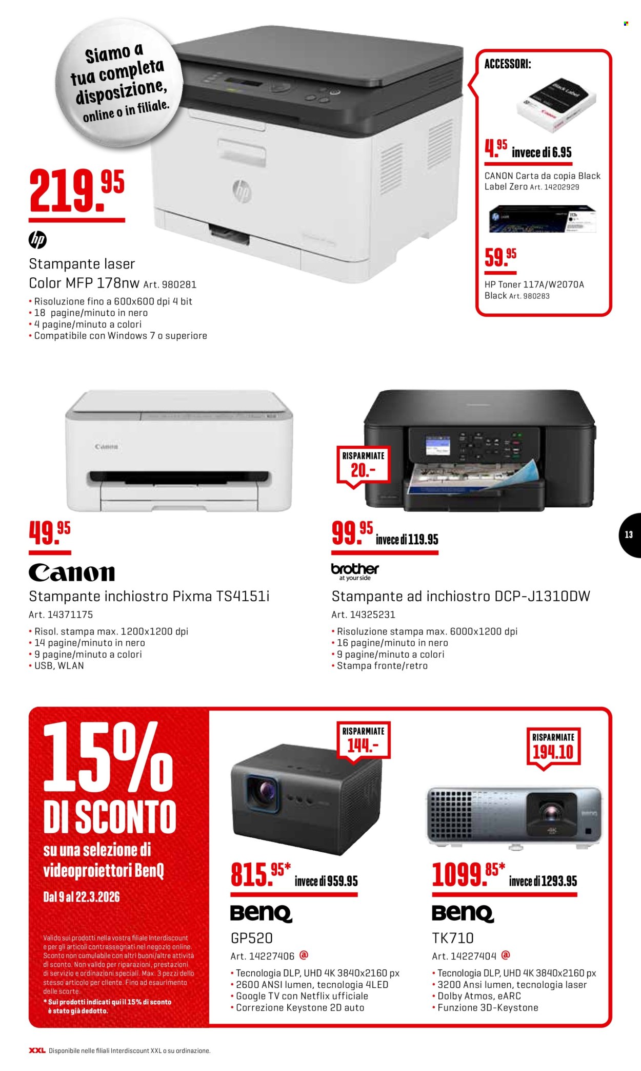 Catalogue Interdiscount - 9.3.2026 - 22.3.2026. Page 13. Page 13