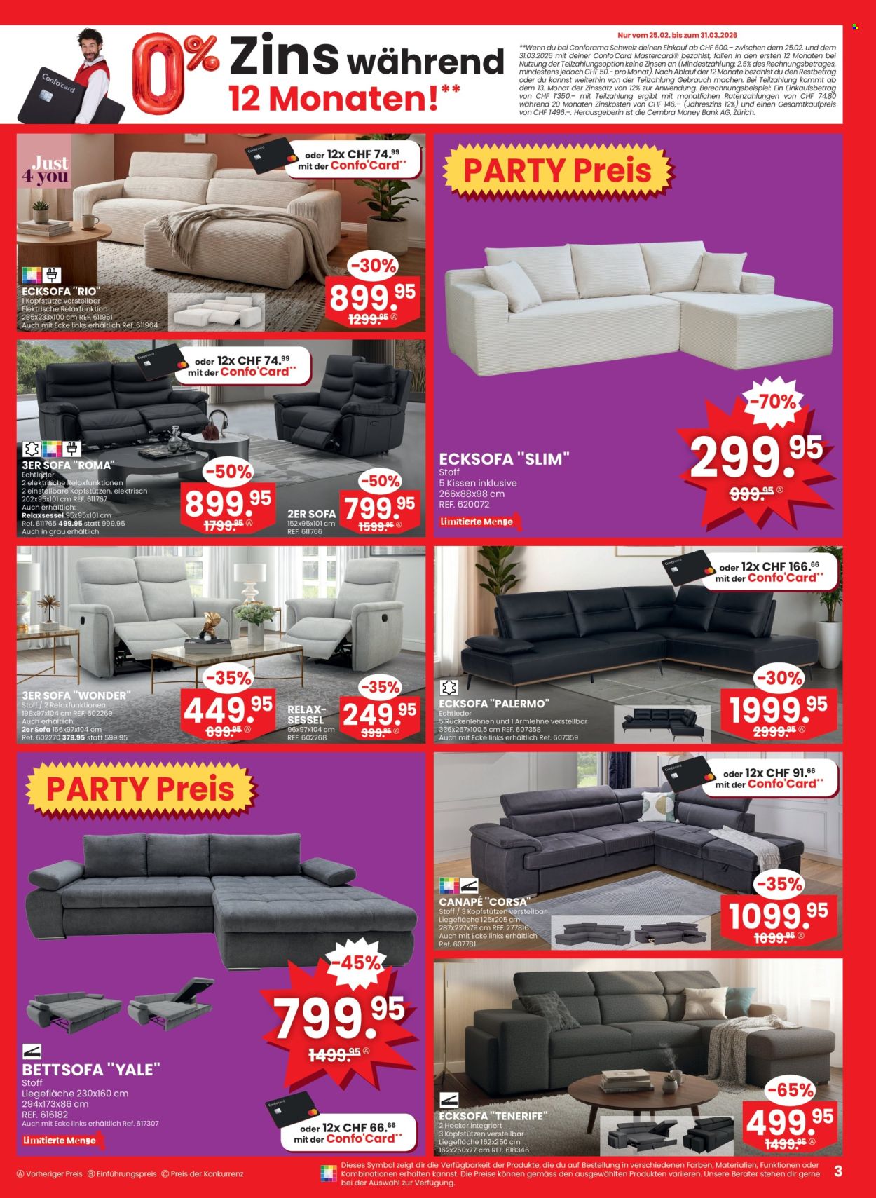 Catalogue Conforama - 11.3.2026 - 24.3.2026. Page 3. Page 3