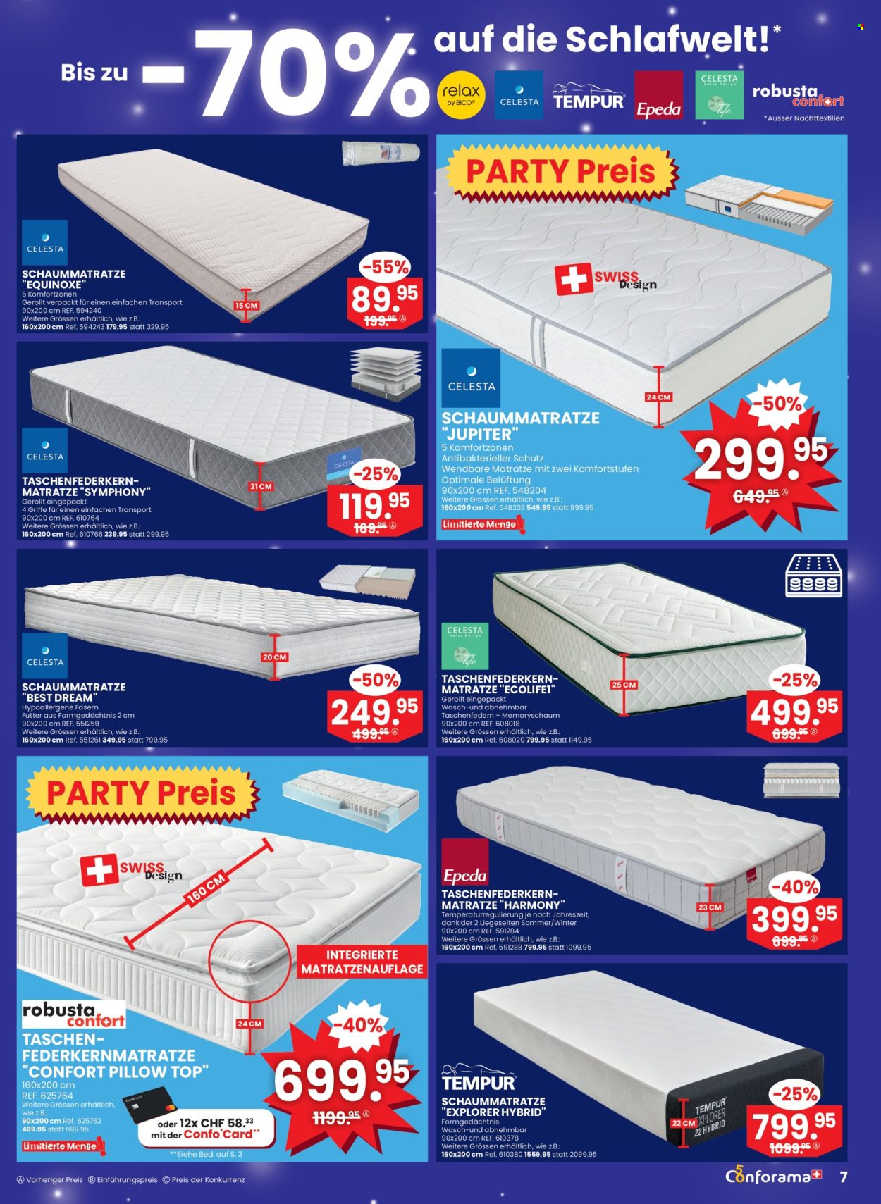 Catalogue Conforama - 11.3.2026 - 24.3.2026. Page 7. Page 7