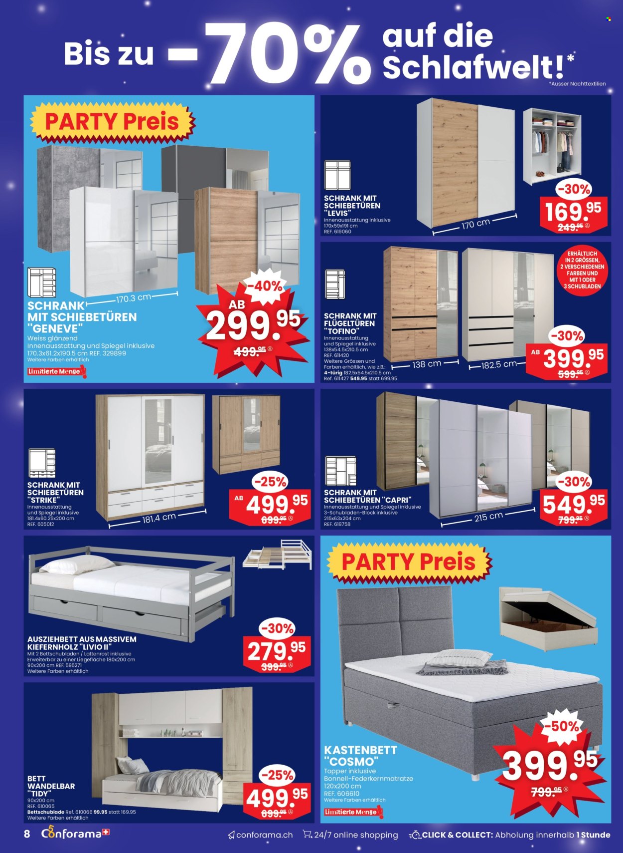 Catalogue Conforama - 11.3.2026 - 24.3.2026. Page 8. Page 8