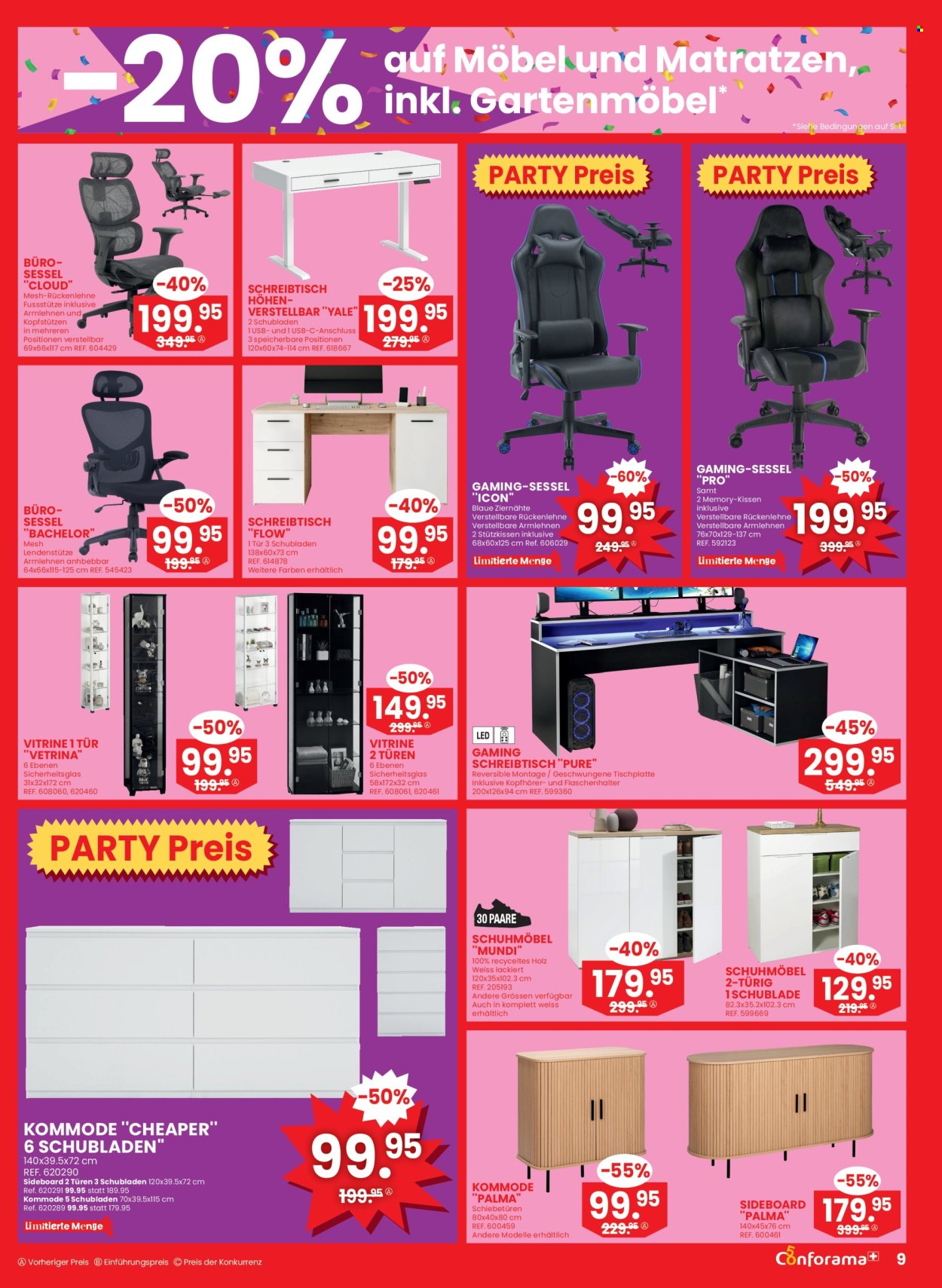 Catalogue Conforama - 11.3.2026 - 24.3.2026. Page 9. Page 9