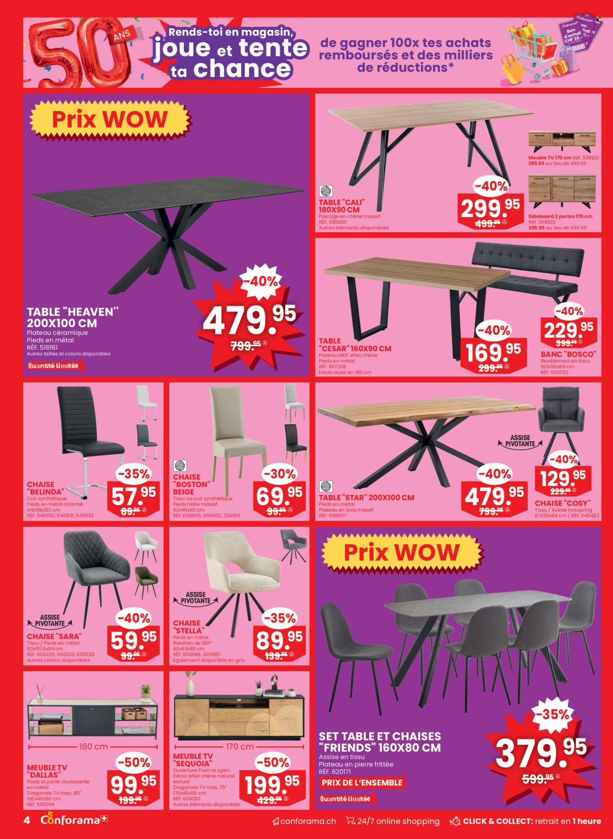 Catalogue Conforama - 11.3.2026 - 24.3.2026. Page 4. Page 4