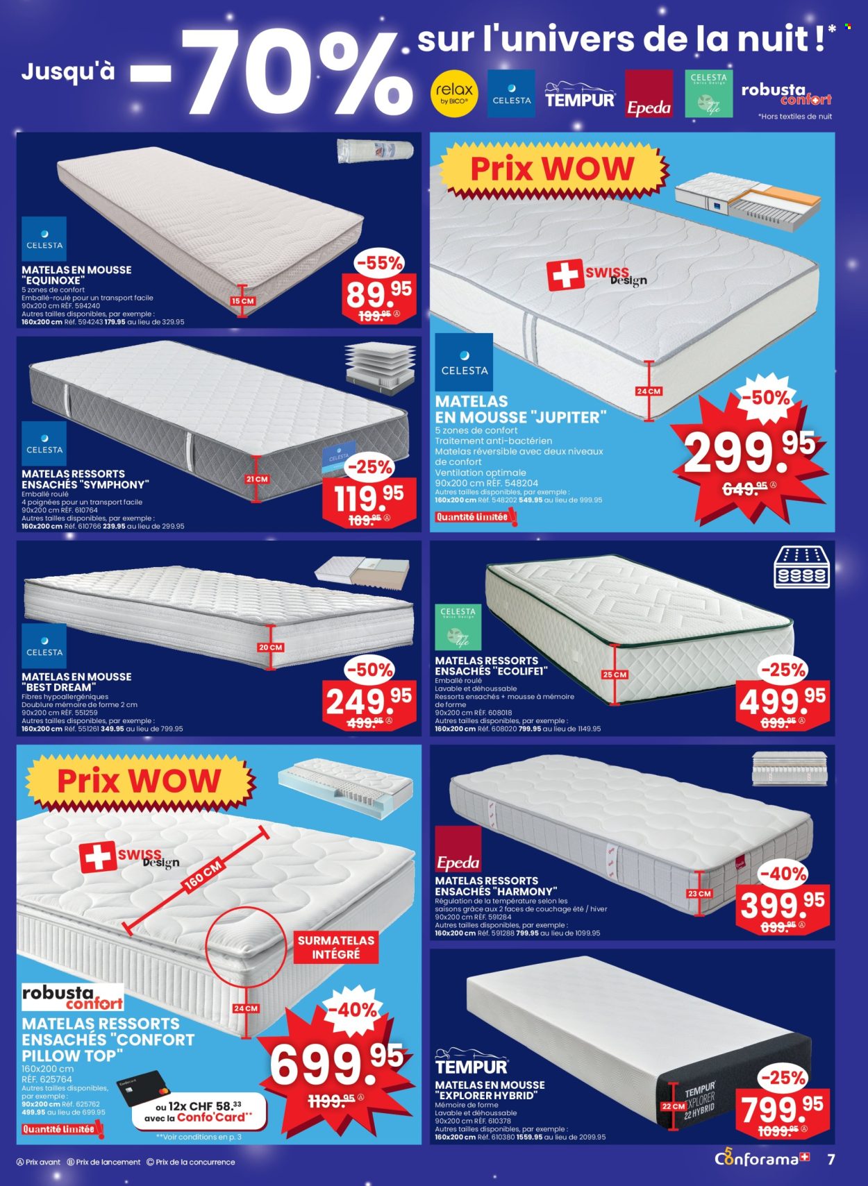 Catalogue Conforama - 11.3.2026 - 24.3.2026. Page 7. Page 7